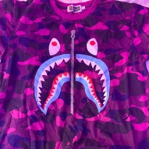 BAPE Purple camo shirt